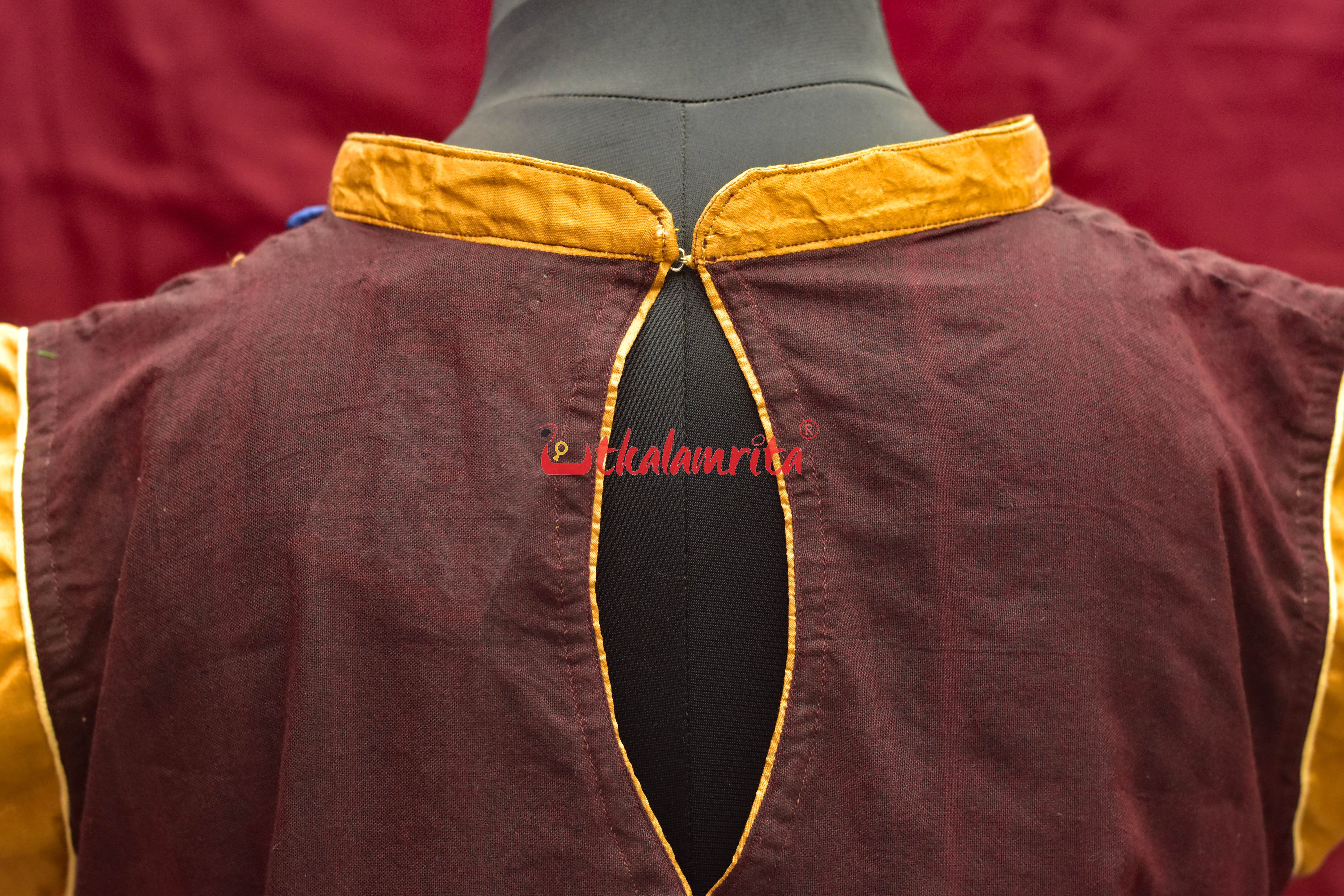Coffee Mustard Rudraksha (Ladies Top)