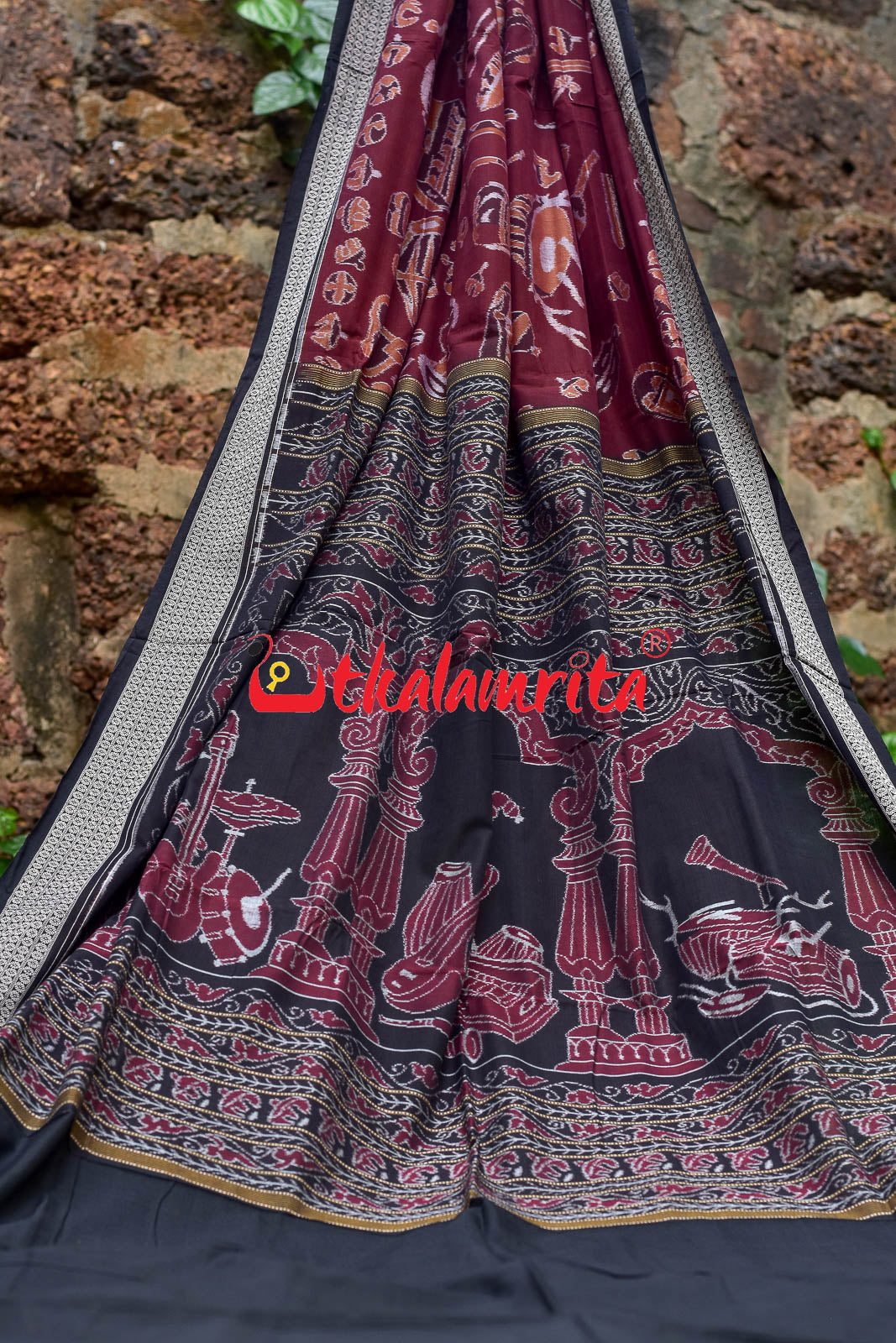 Coffee Sangeet Instruments Sambalpuri Cotton Saree