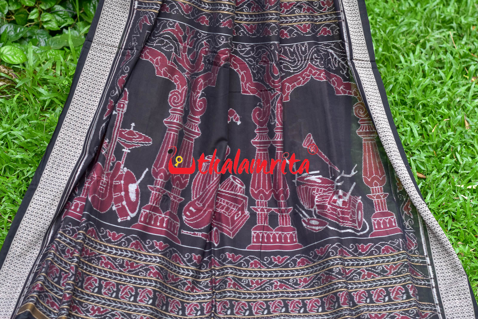 Coffee Sangeet Instruments Sambalpuri Cotton Saree