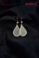 Silver Jala Teardrops (Danglers)