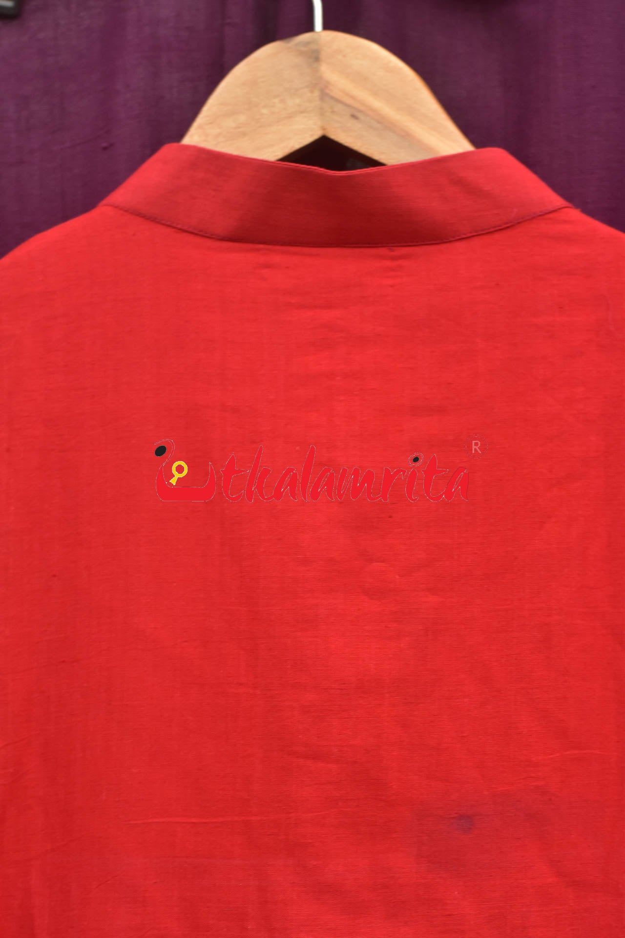 Krushna Representation Red (Mens Kurta)