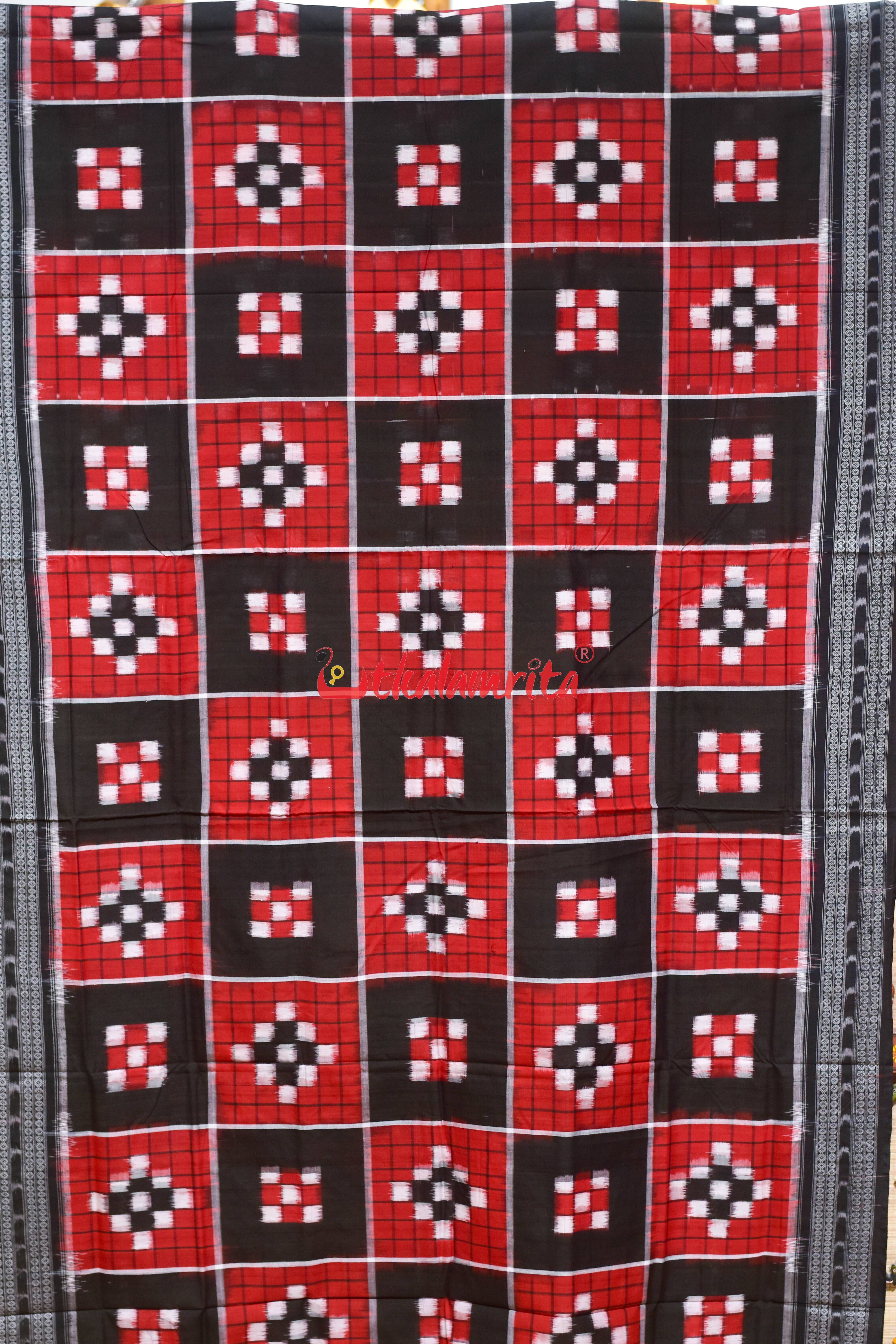 5 Kuthi RBW Pasapali Sambalpuri Cotton Saree