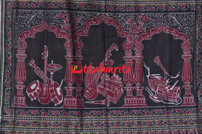 Coffee Sangeet Instruments Sambalpuri Cotton Saree