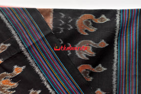 Coffee Boita & Ducks Khandua Cotton Saree