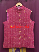 Bright Pink & Heart S Bandha Cotton (Men's Jacket)