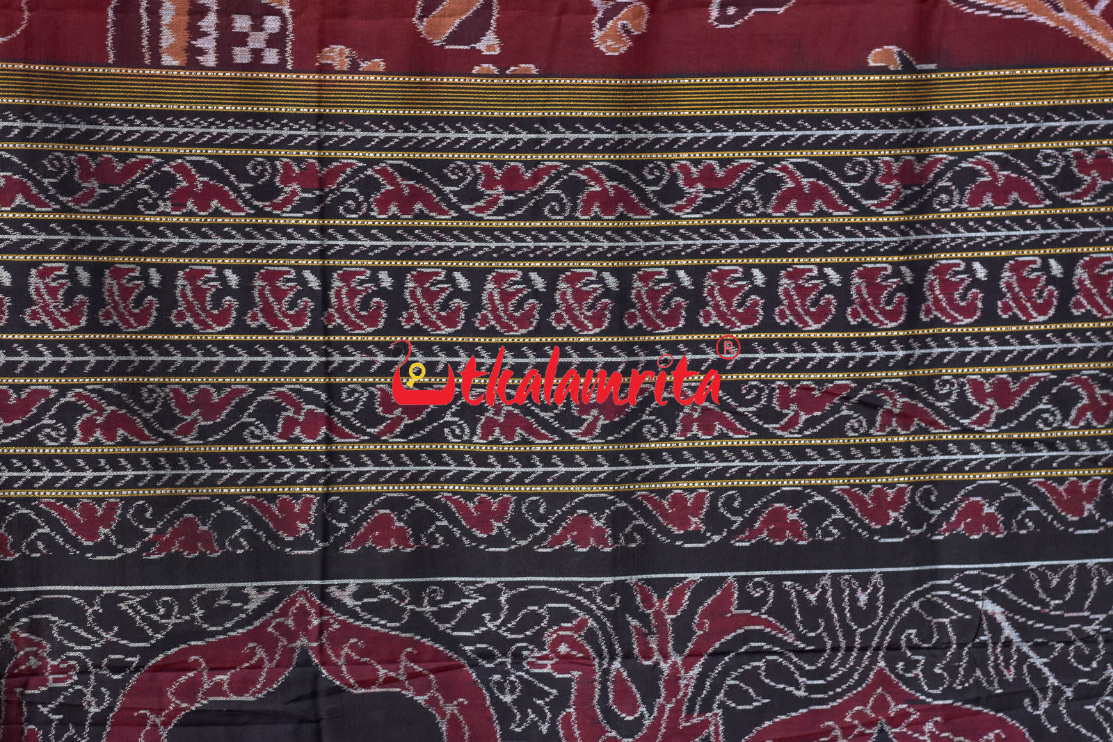 Coffee Sangeet Instruments Sambalpuri Cotton Saree