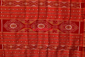 Golden Tribal Groups Khandua Silk Saree