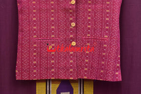 Bright Pink & Heart S Bandha Cotton (Men's Jacket)