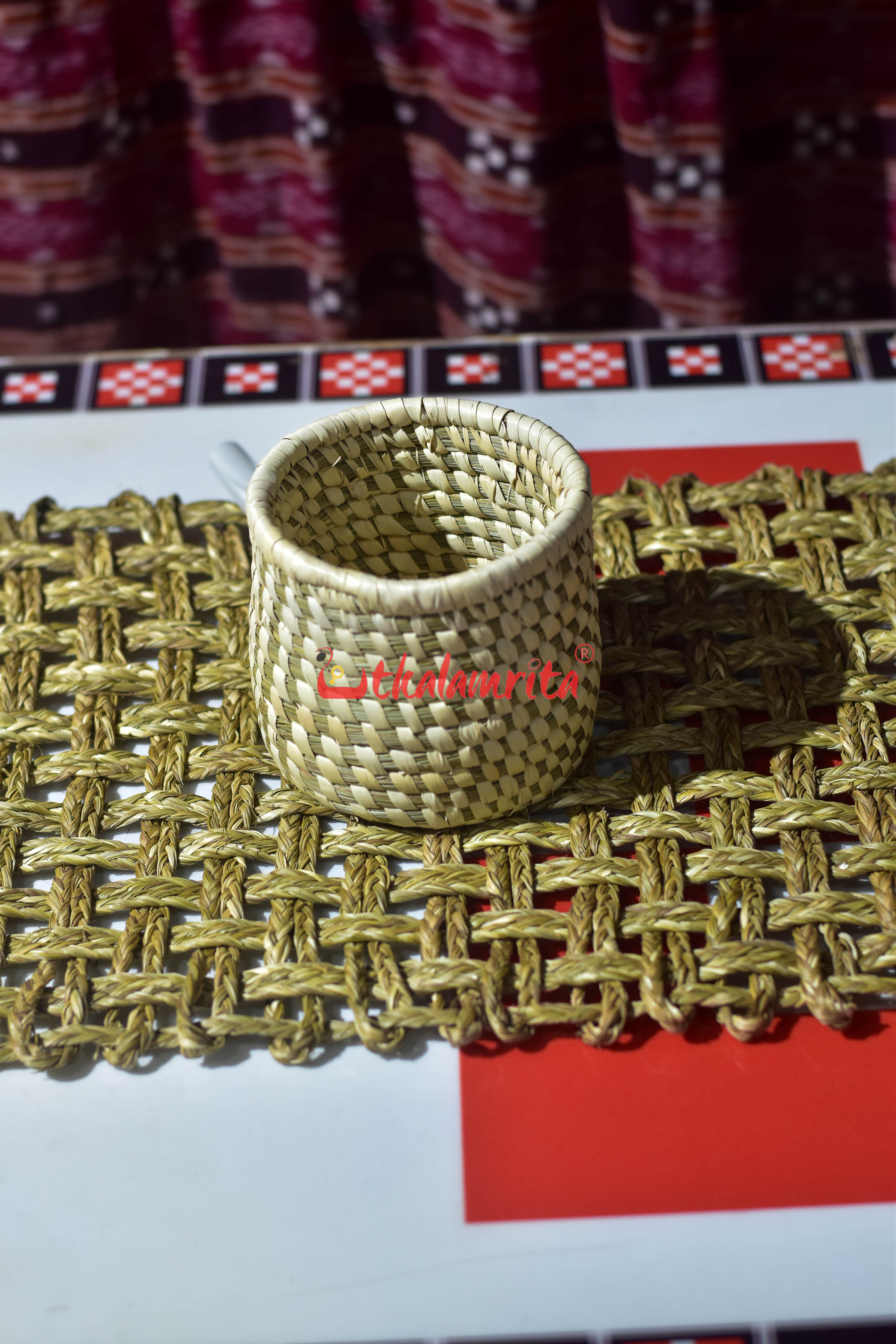 Sabai Grass Jali Mat Dual Layer (Natural)