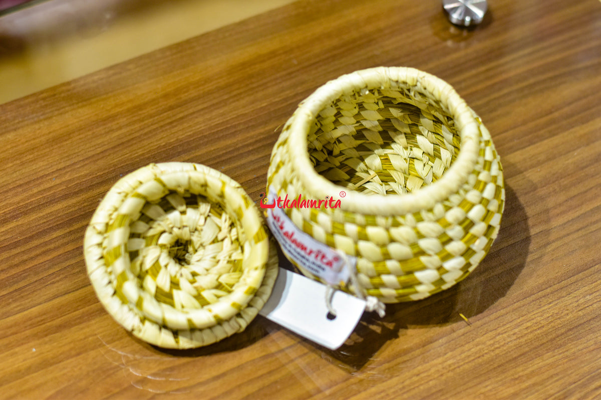 Sabai Grass Yellow Jewellery Box