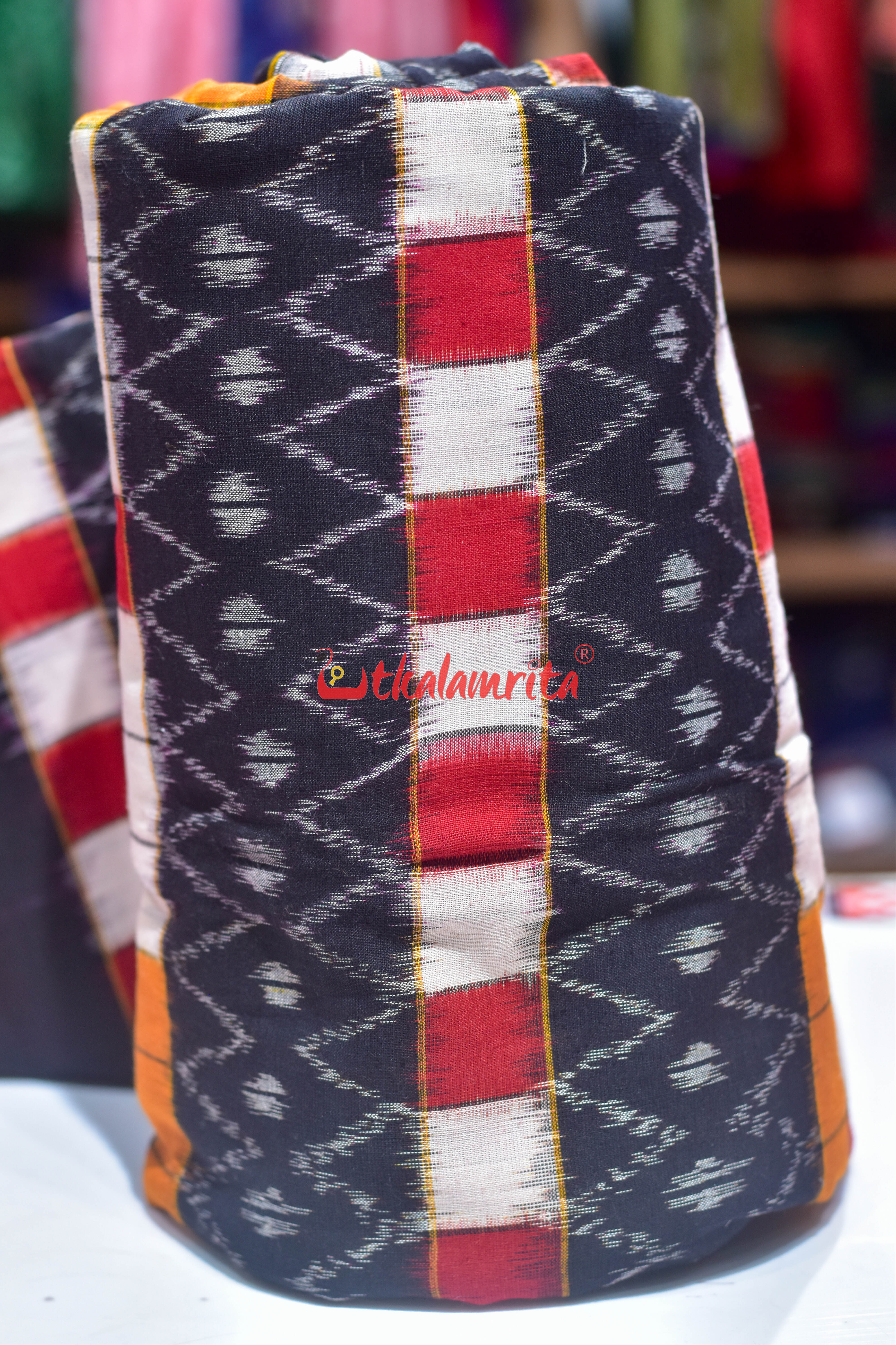 Yellow Red Bichitrapuri Cotton (fabric)