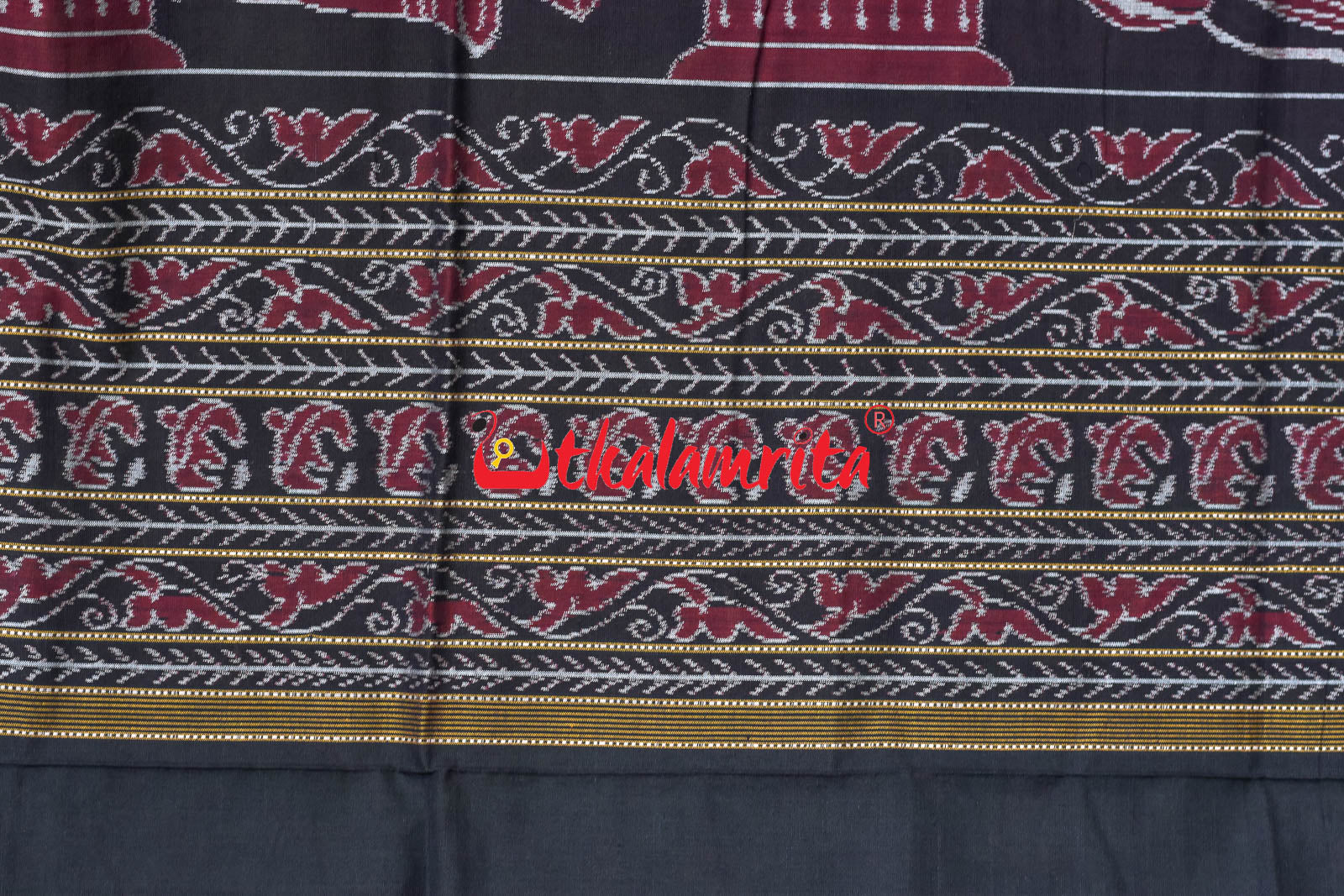 Coffee Sangeet Instruments Sambalpuri Cotton Saree