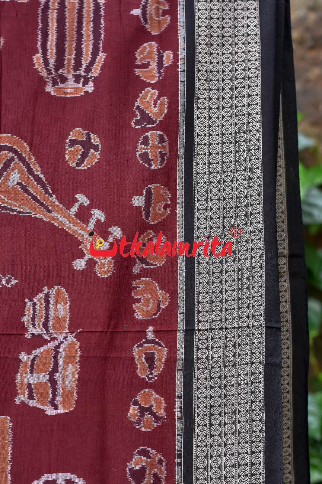 Coffee Sangeet Instruments Sambalpuri Cotton Saree