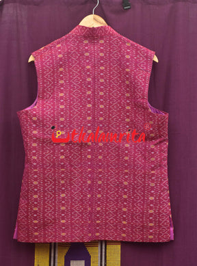 Bright Pink & Heart S Bandha Cotton (Men's Jacket)