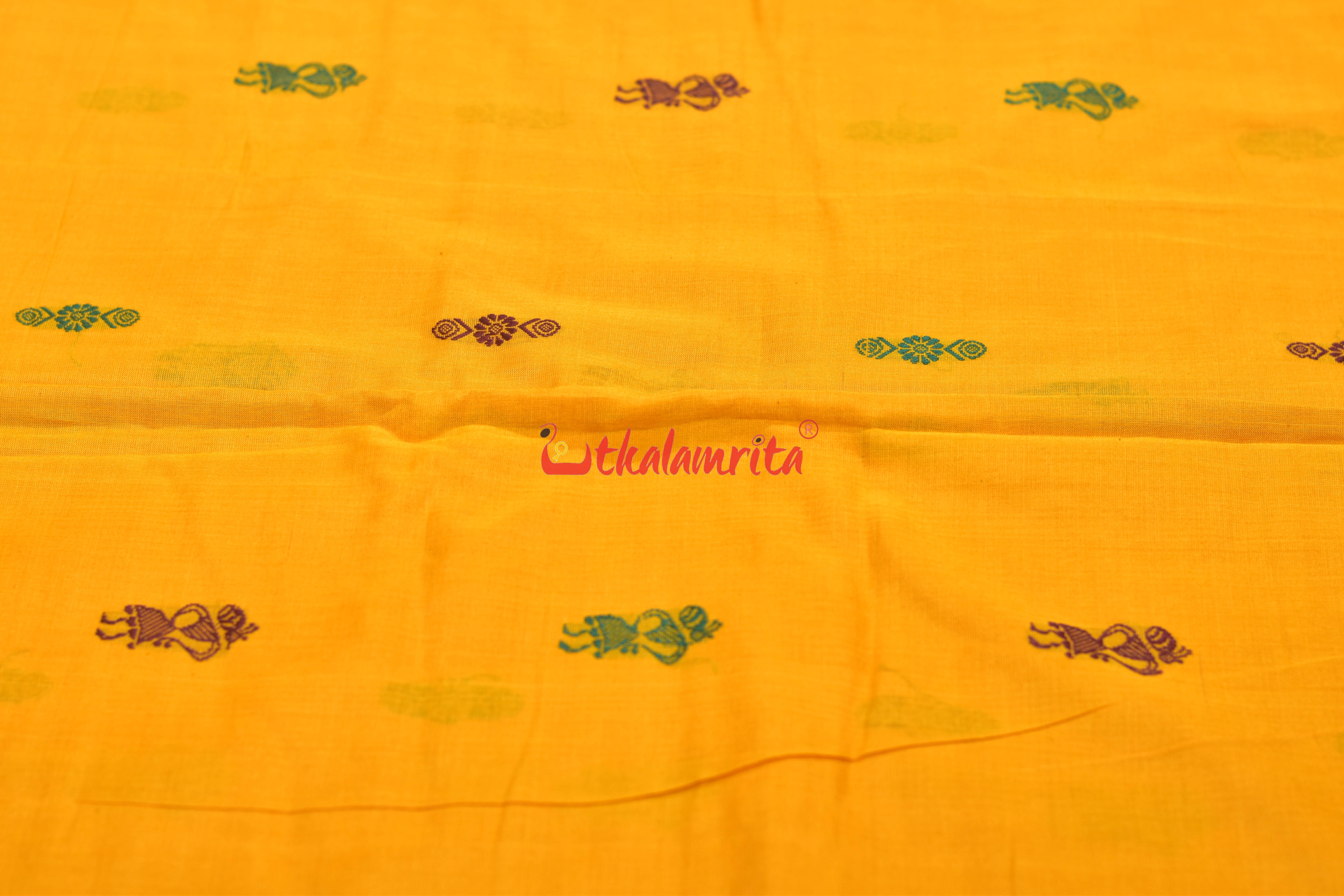 Musatrd with Doll Buti Cotton (Fabric)
