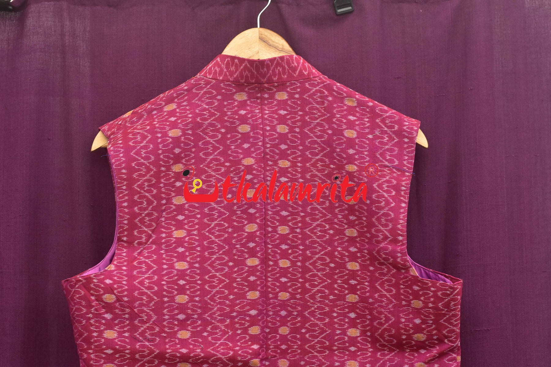 Bright Pink & Heart S Bandha Cotton (Men's Jacket)