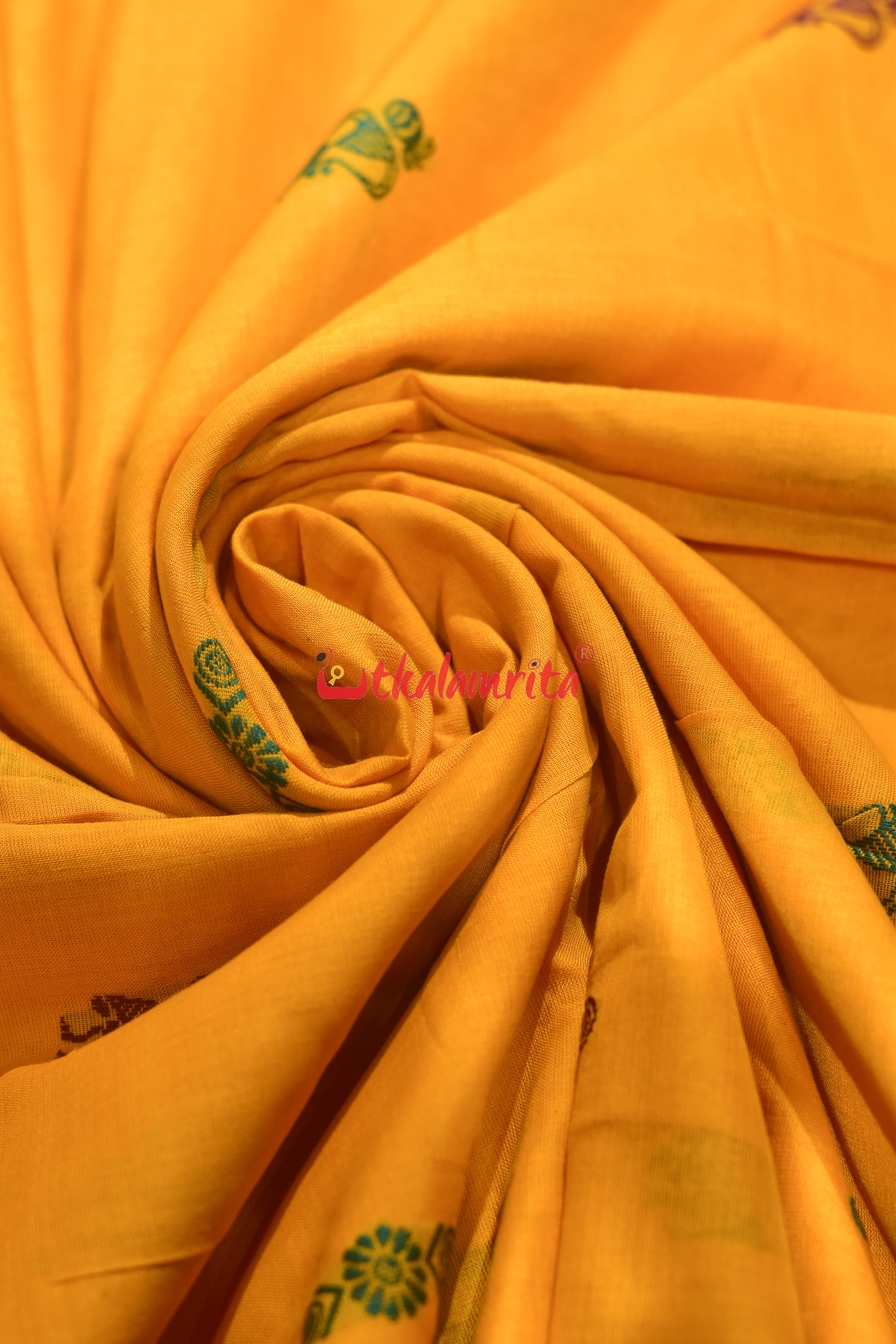 Musatrd with Doll Buti Cotton (Fabric)