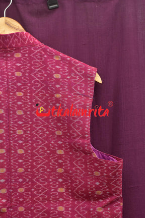 Bright Pink & Heart S Bandha Cotton (Men's Jacket)