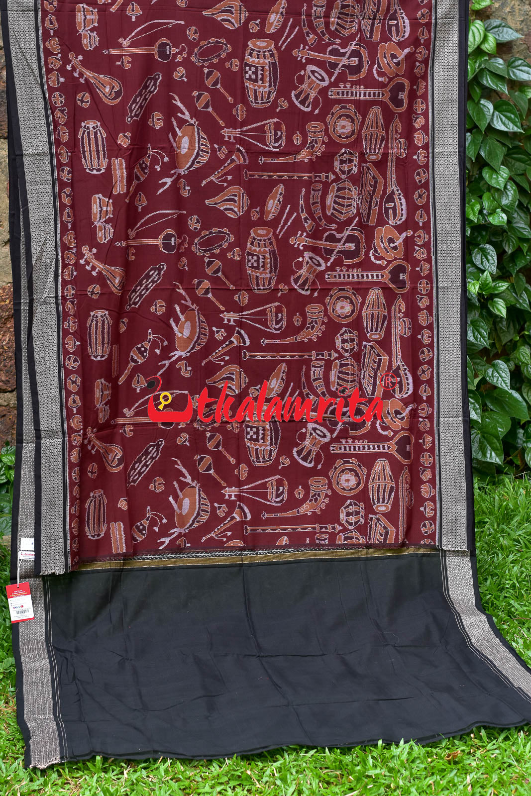 Coffee Sangeet Instruments Sambalpuri Cotton Saree