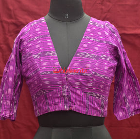 Dark Magenta Ikat (Blouse)