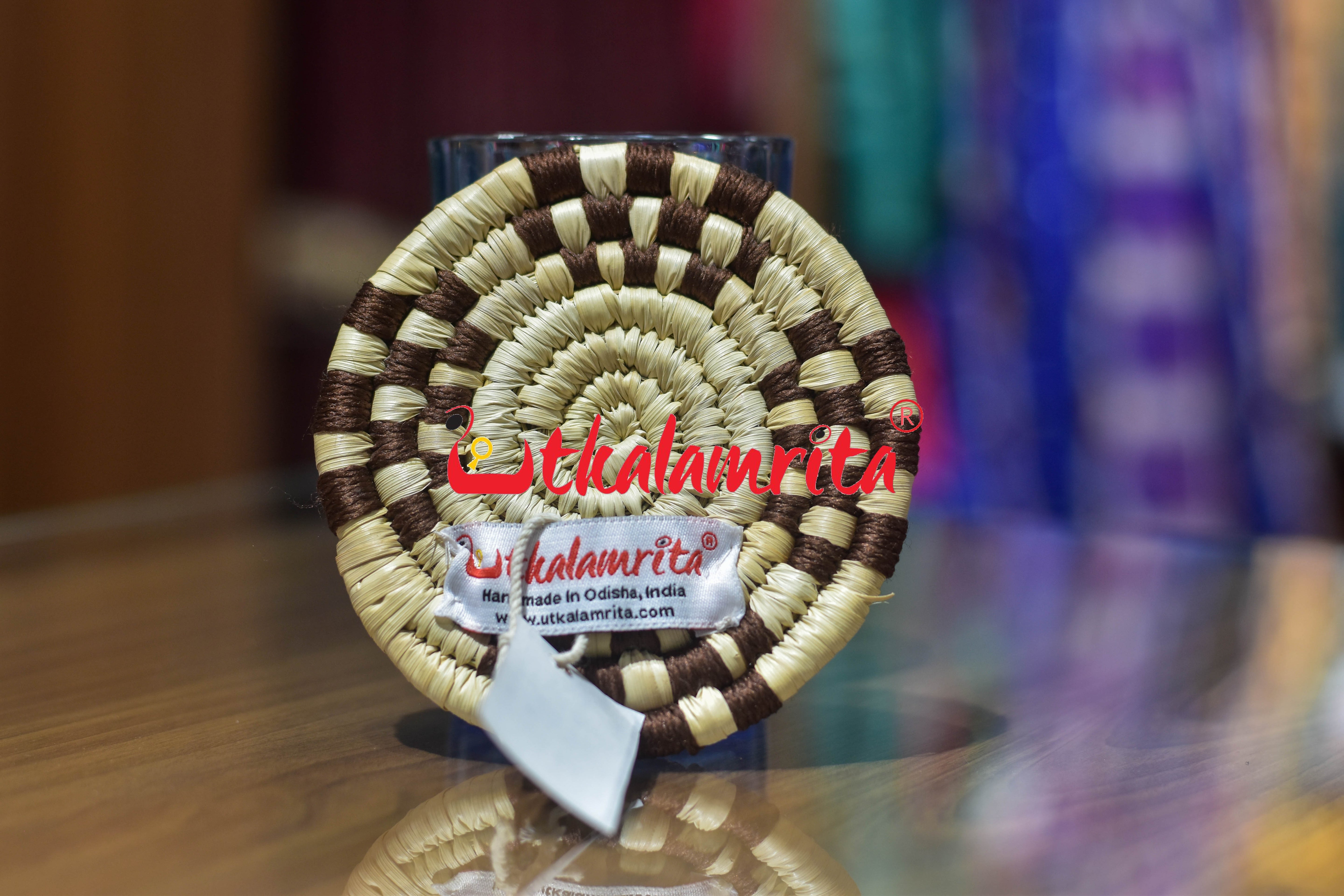 Sabai Grass Coffee Binding Coaster