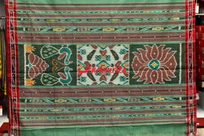 Light Mossy Green Pittala Cotton Saree