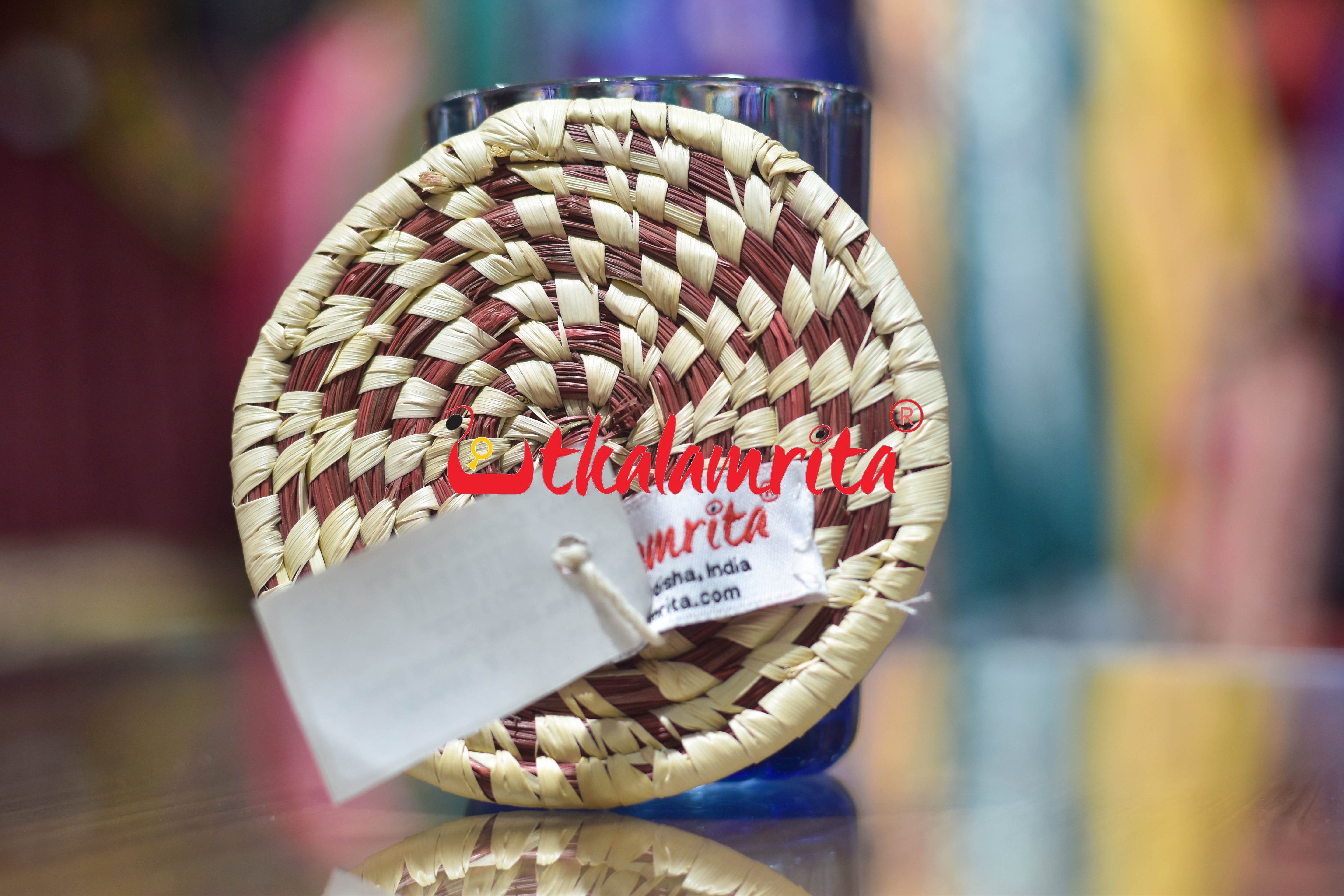 Sabai Grass Brown Cushion Coaster