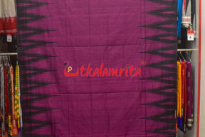 Magenta Kargil Kumbha Cotton Saree