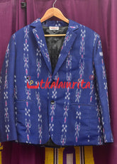 Blue Pasapali and Kadha (Mens' Blazer)