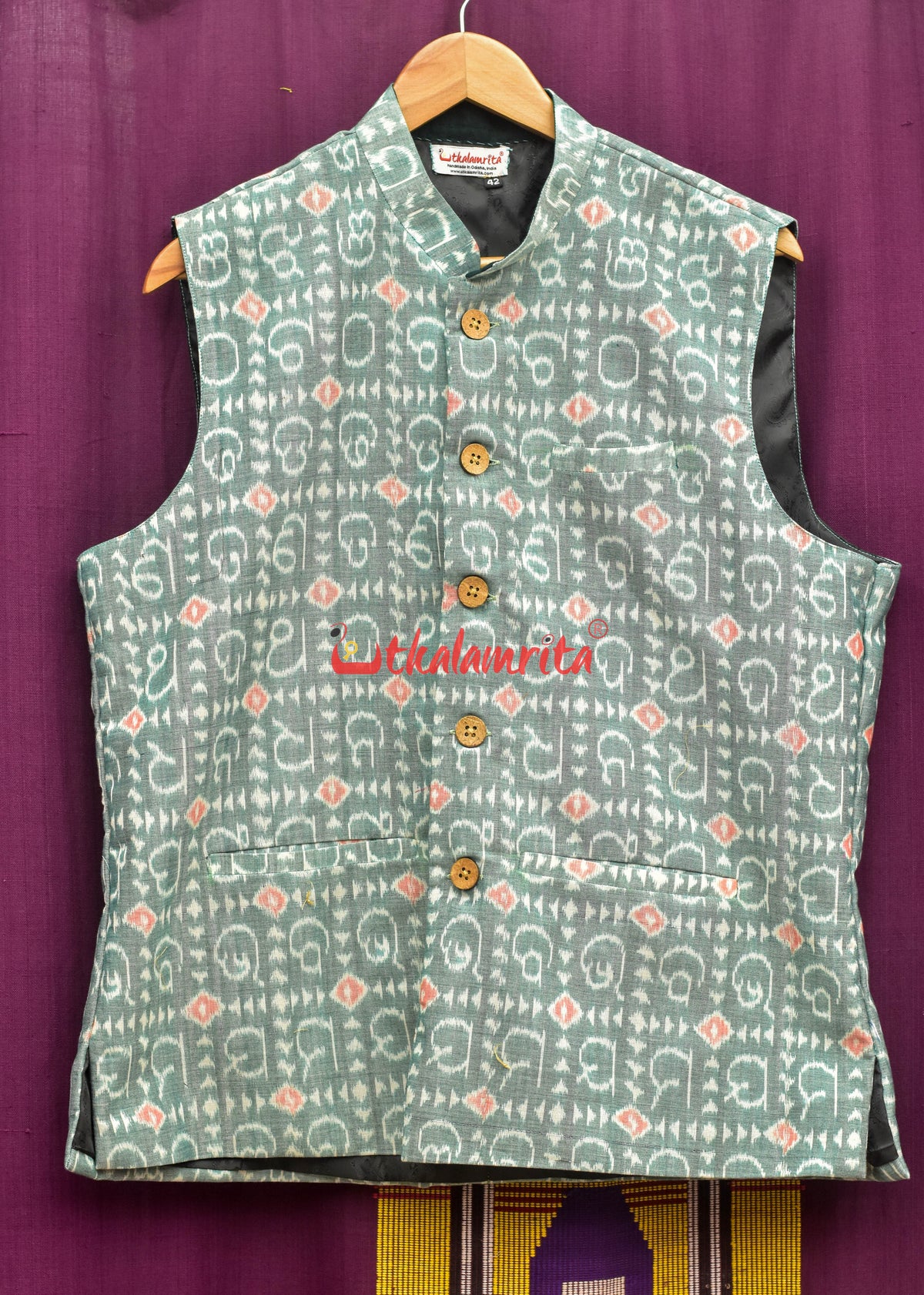 Sea Green Odia Alphabets (Modi Jacket)