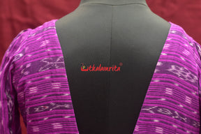 Dark Magenta Ikat (Blouse)