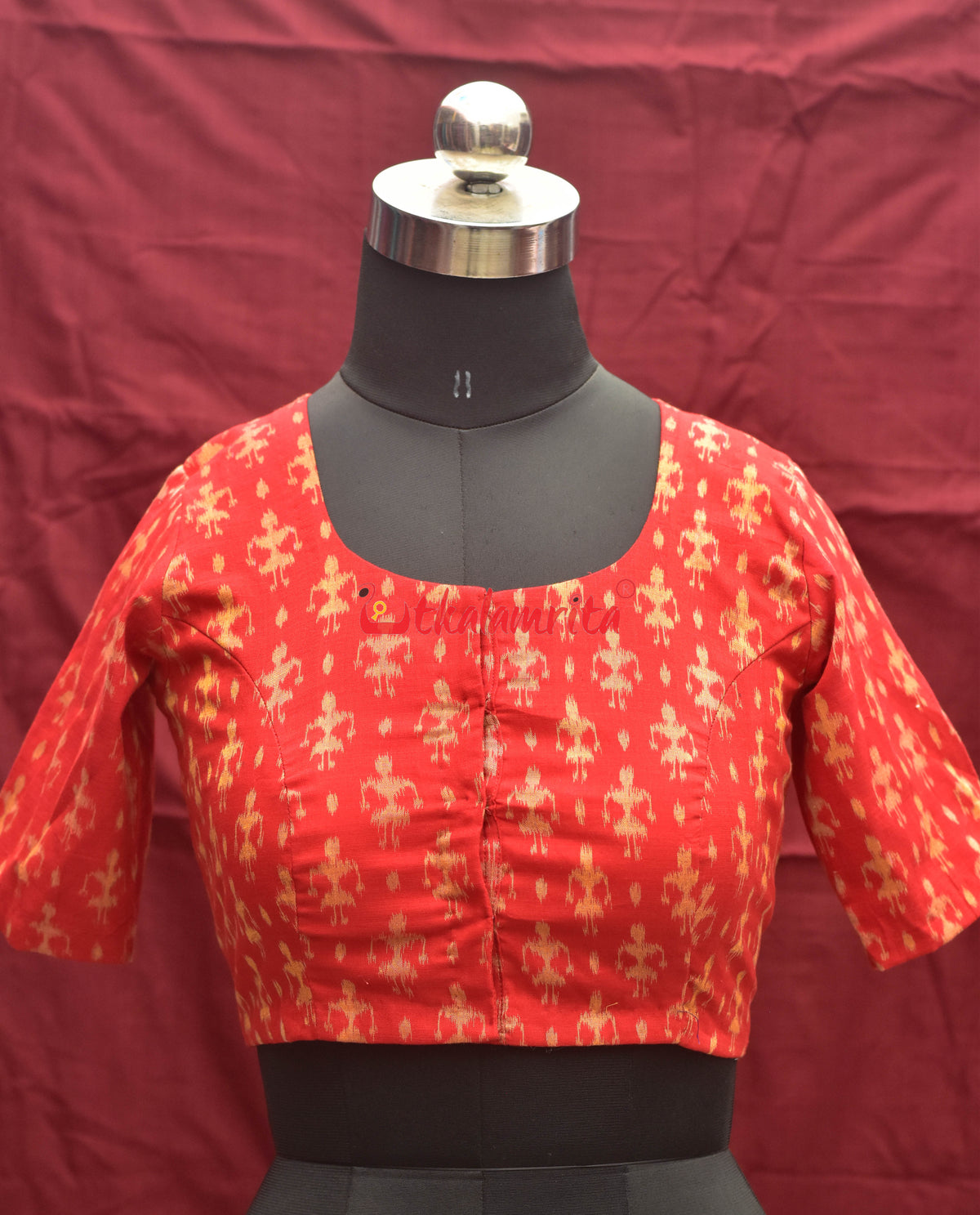 Tribals Standing Red (Blouse)