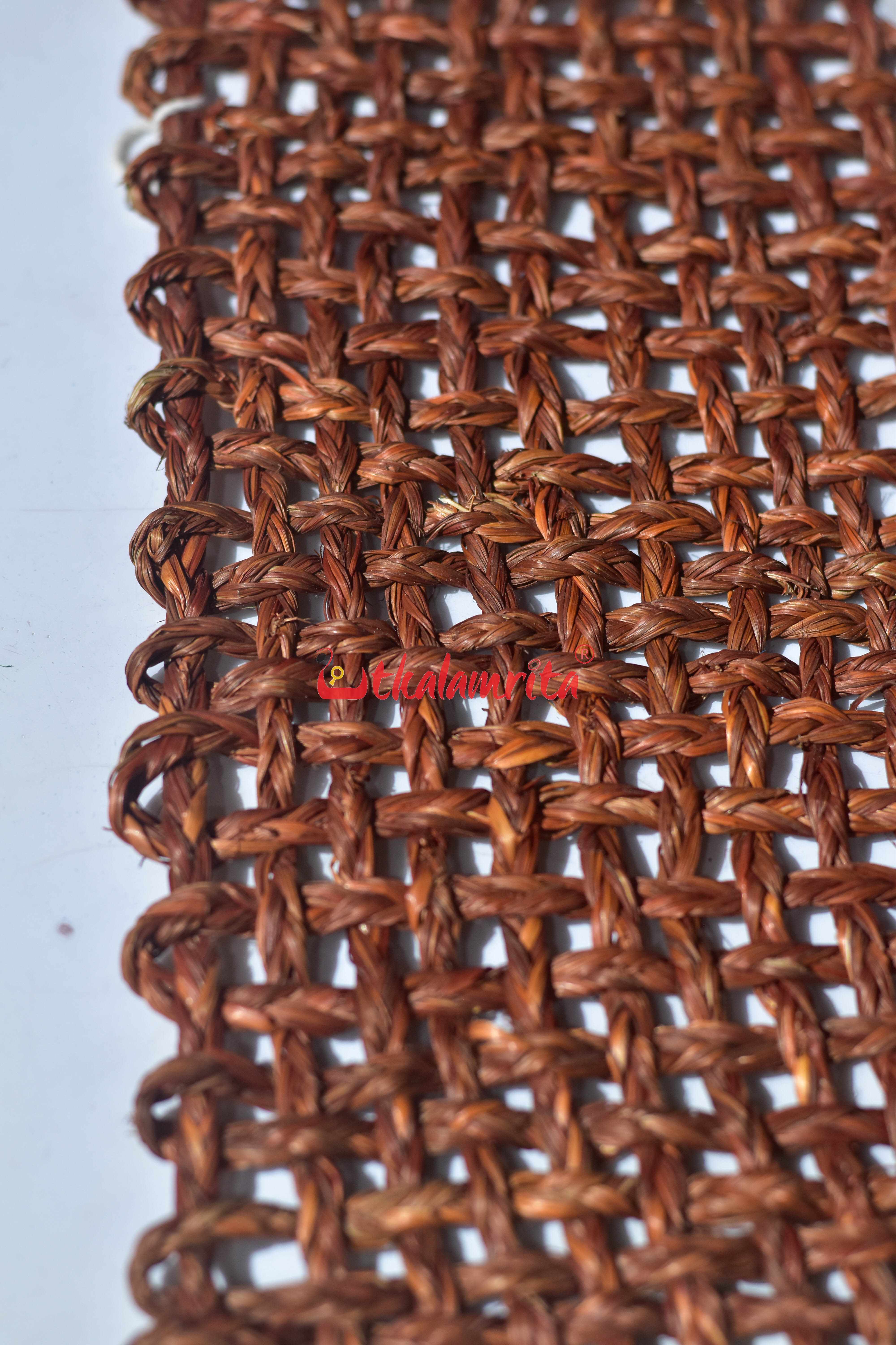 Sabai Grass Jali Mat Single Layer (Rust)