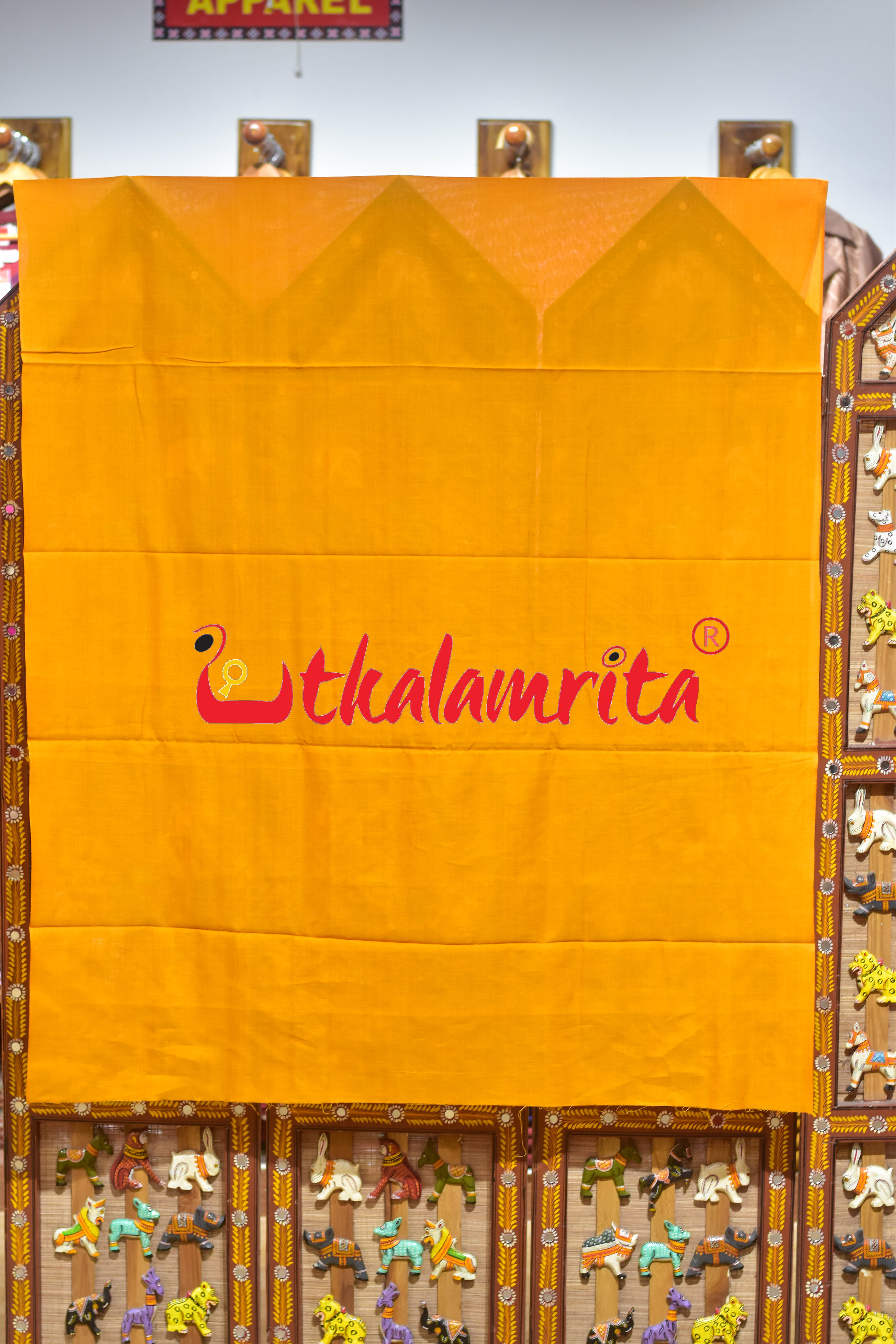 Magenta Yellow Doll Bomkai Bapta Dress Set