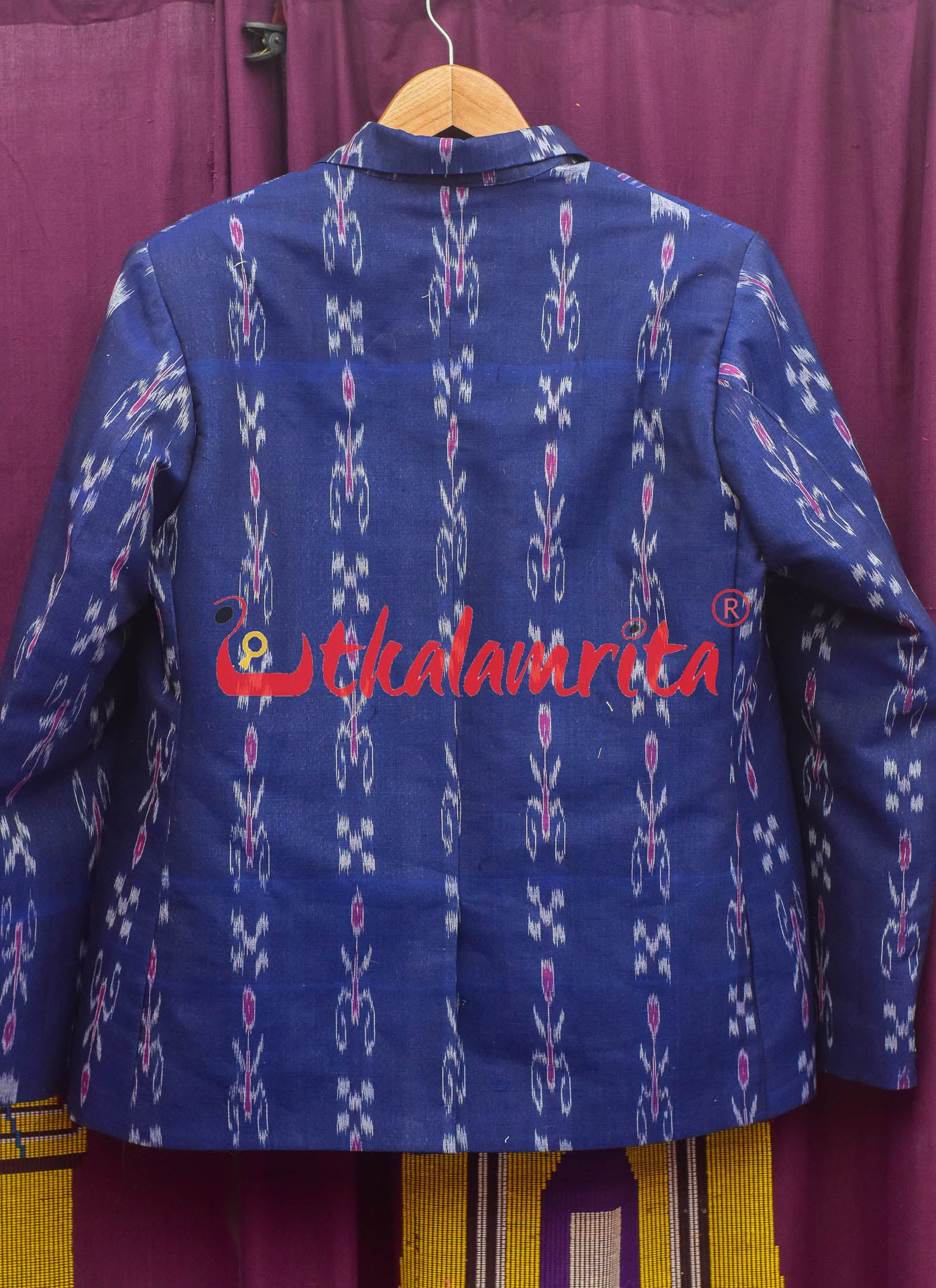 Blue Pasapali and Kadha (Mens' Blazer)