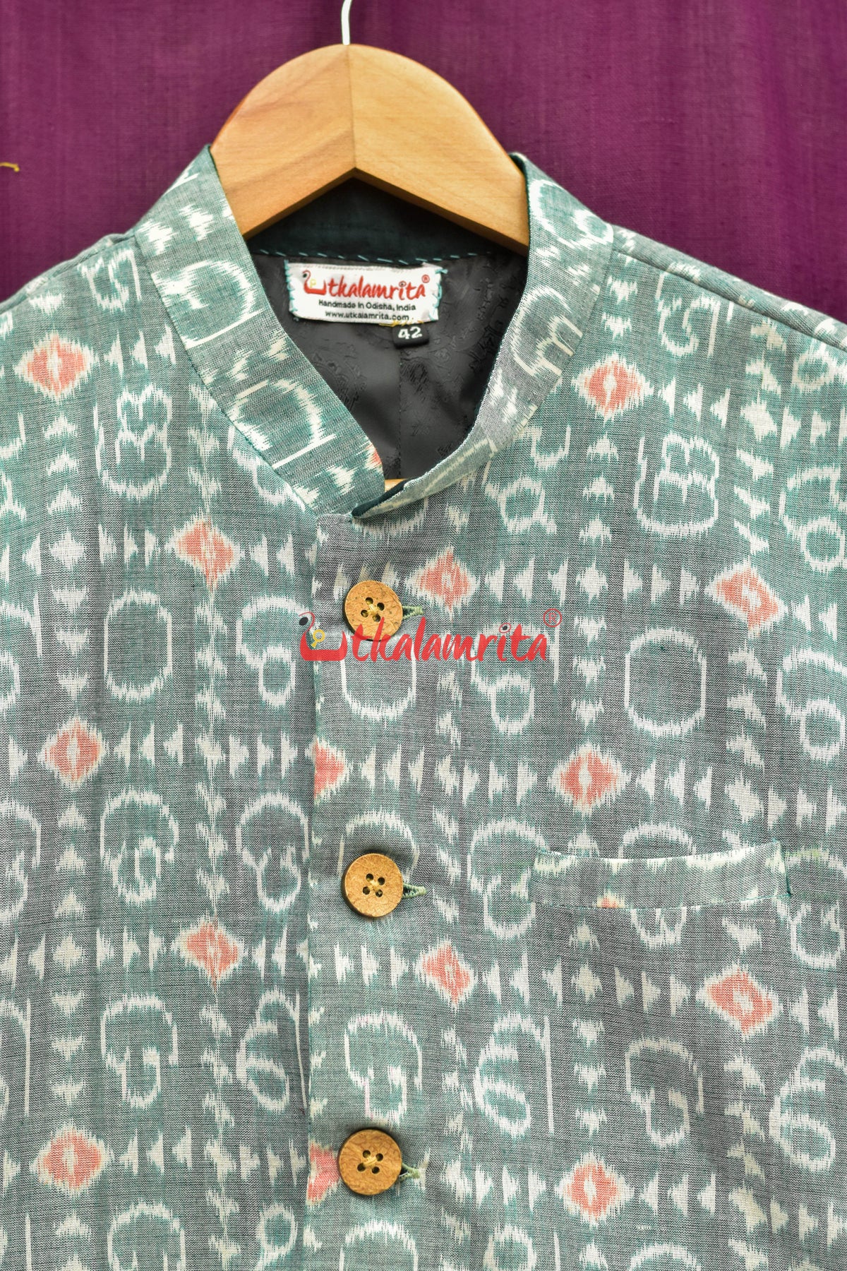 Sea Green Odia Alphabets (Modi Jacket)