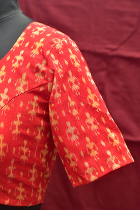 Tribals Standing Red (Blouse)