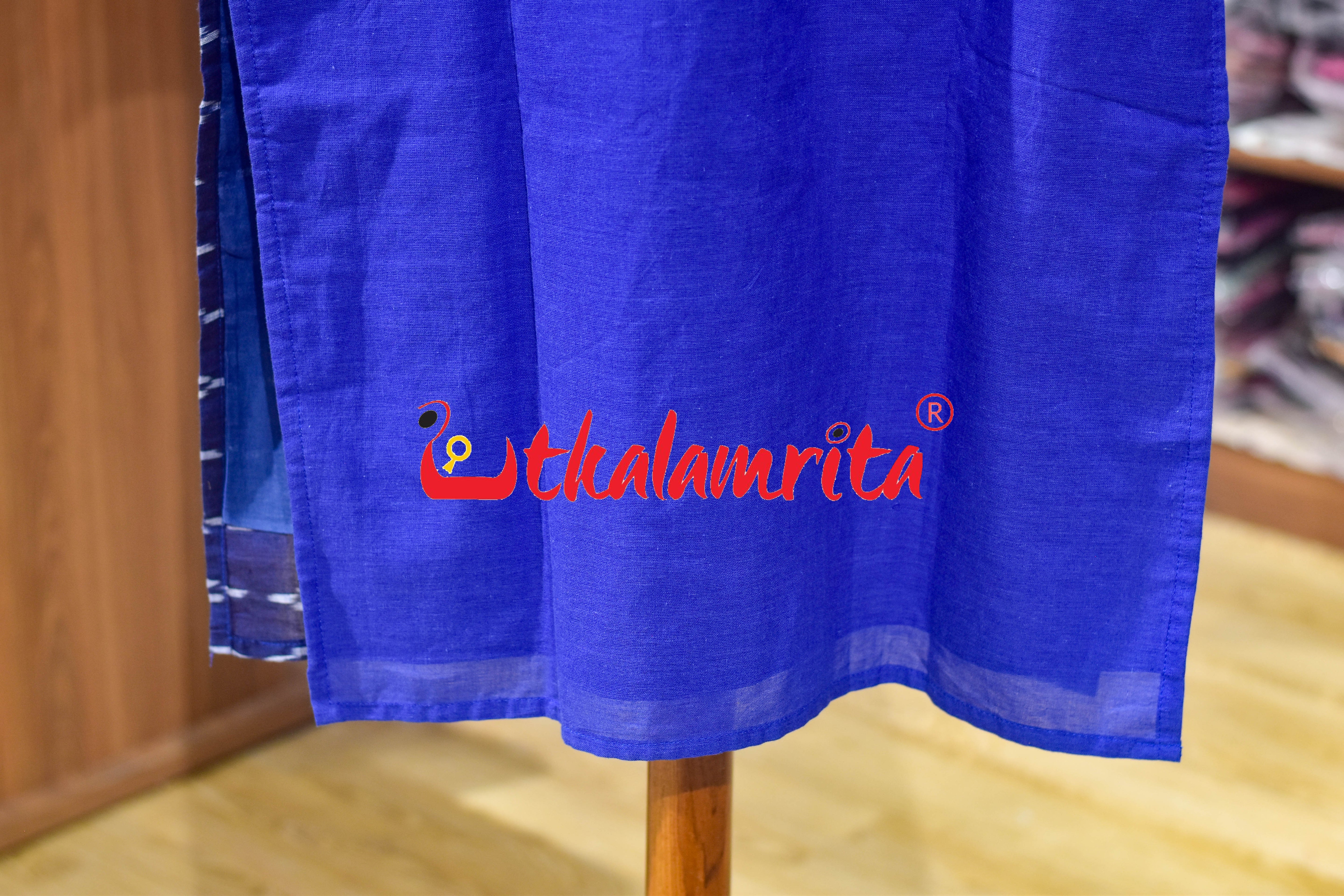 Blue Body Pasapali (Ladies' Kurti)