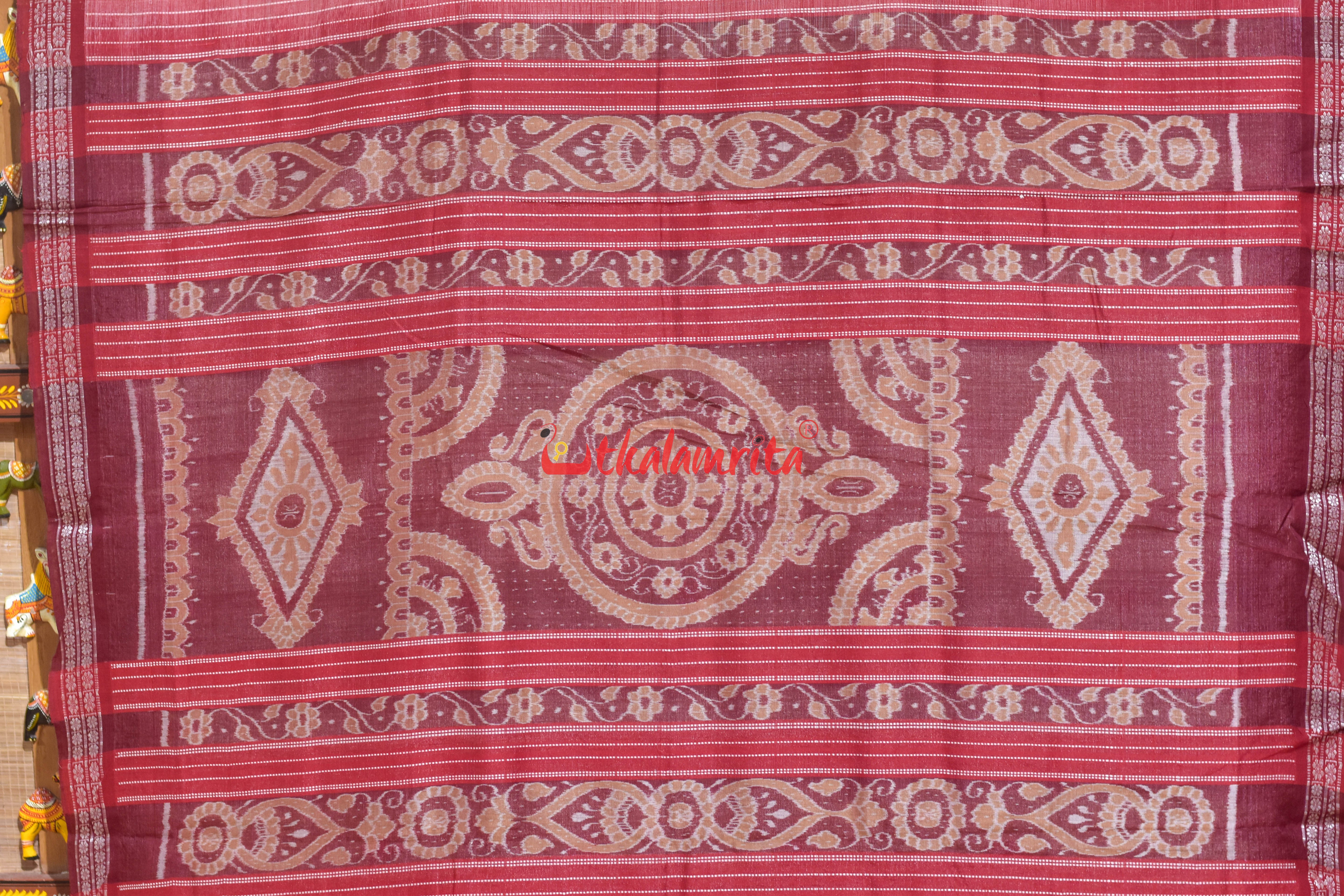 Natural Body Dobby Border Fine Gopalpur Tussar Silk Saree