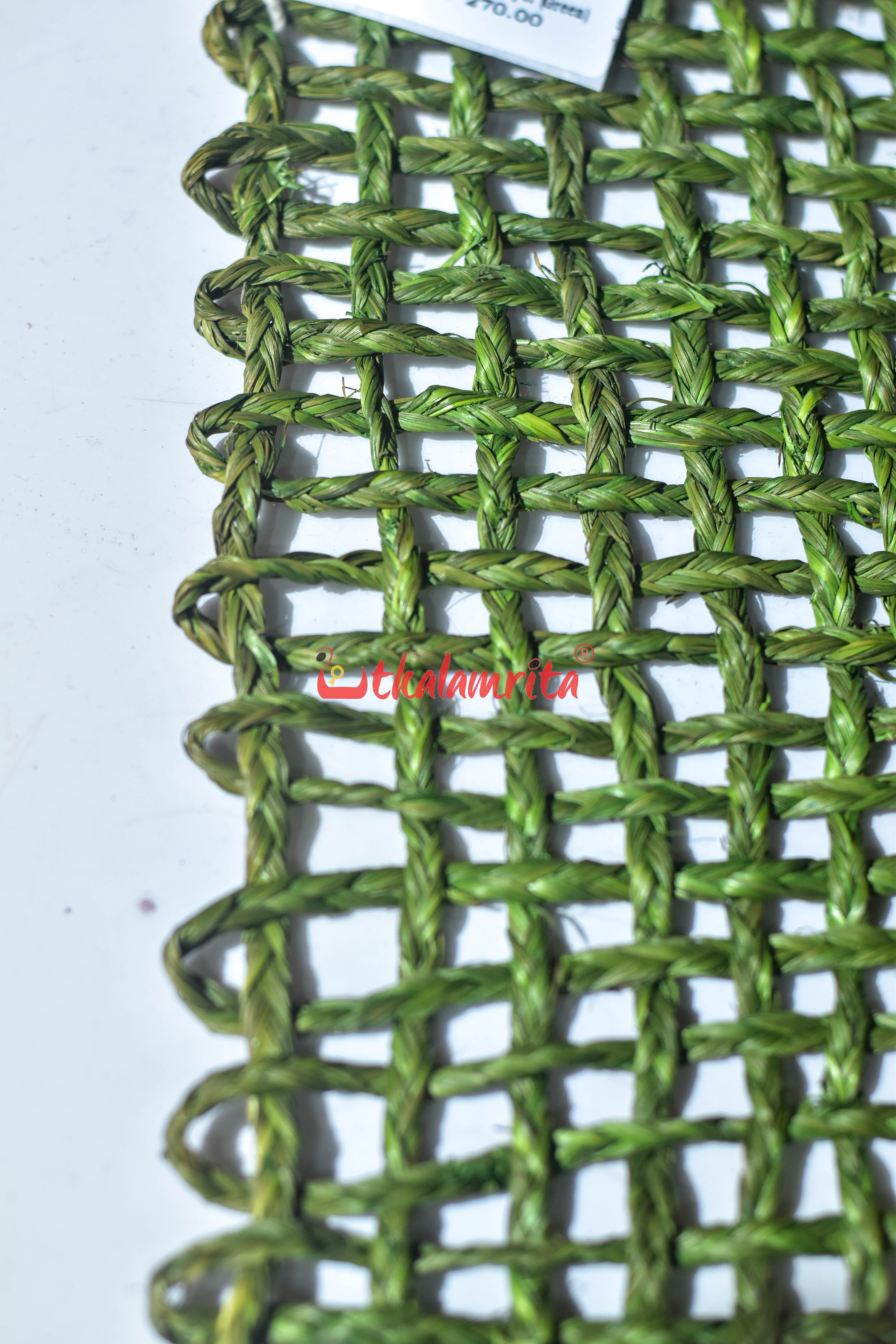 Sabai Grass Jali Mat Single Layer (Green)