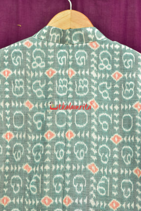 Sea Green Odia Alphabets (Modi Jacket)