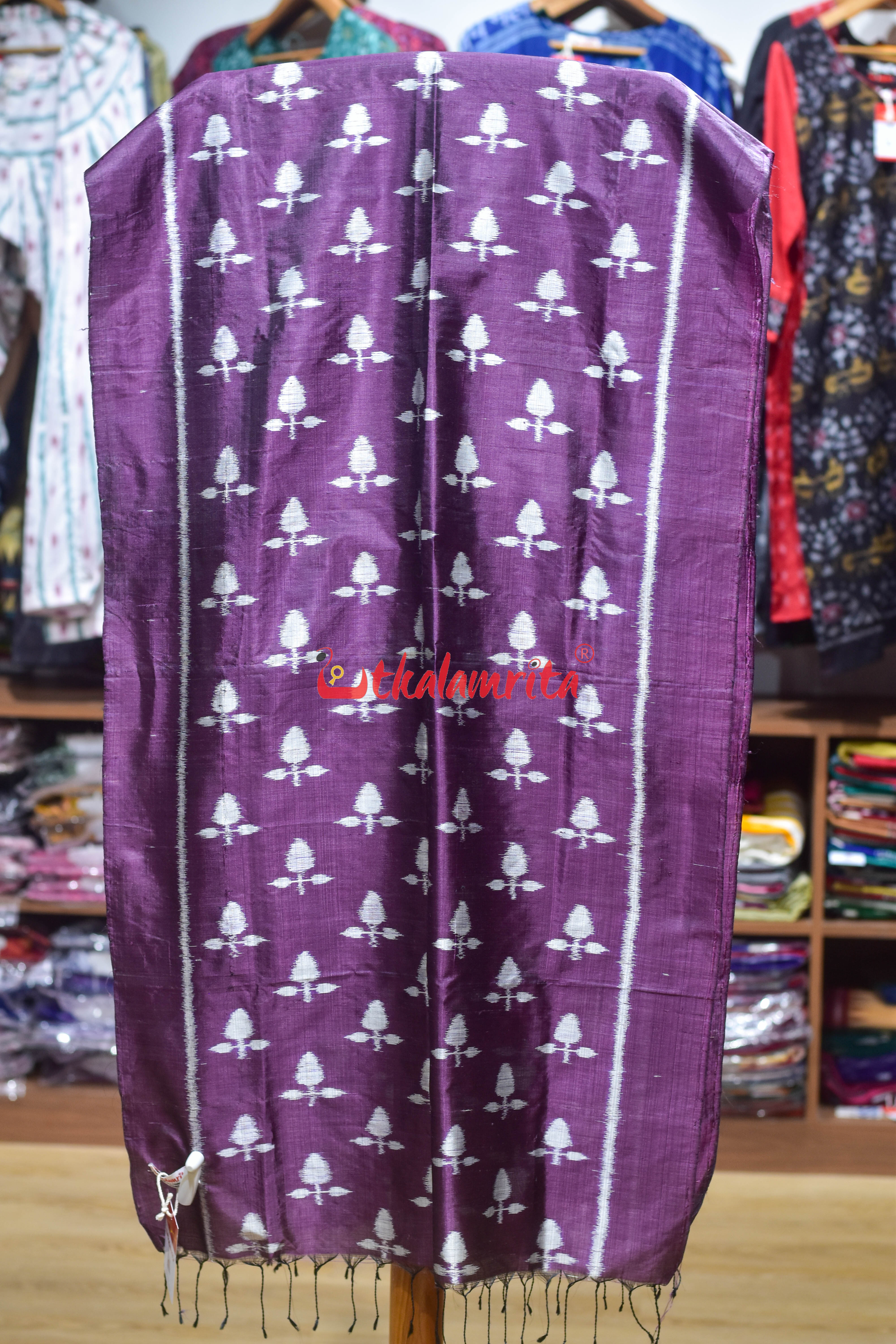 Violet Patra Design Silk Stole