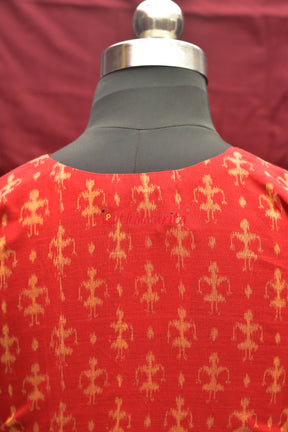Tribals Standing Red (Blouse)