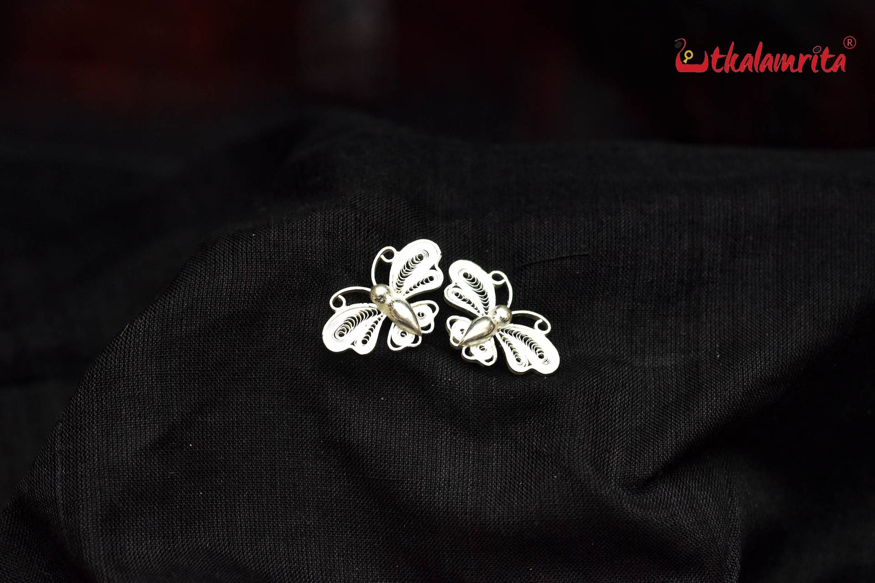 Small Filigree Wings Butterfly Studs