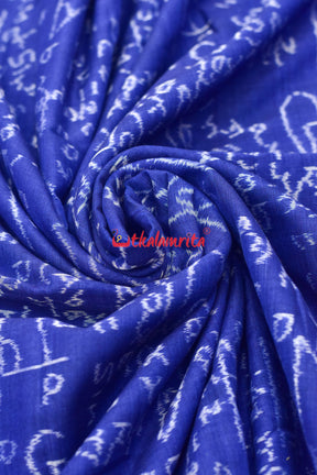 Blue Shri Ganeet Mathematics Cotton (Fabric)