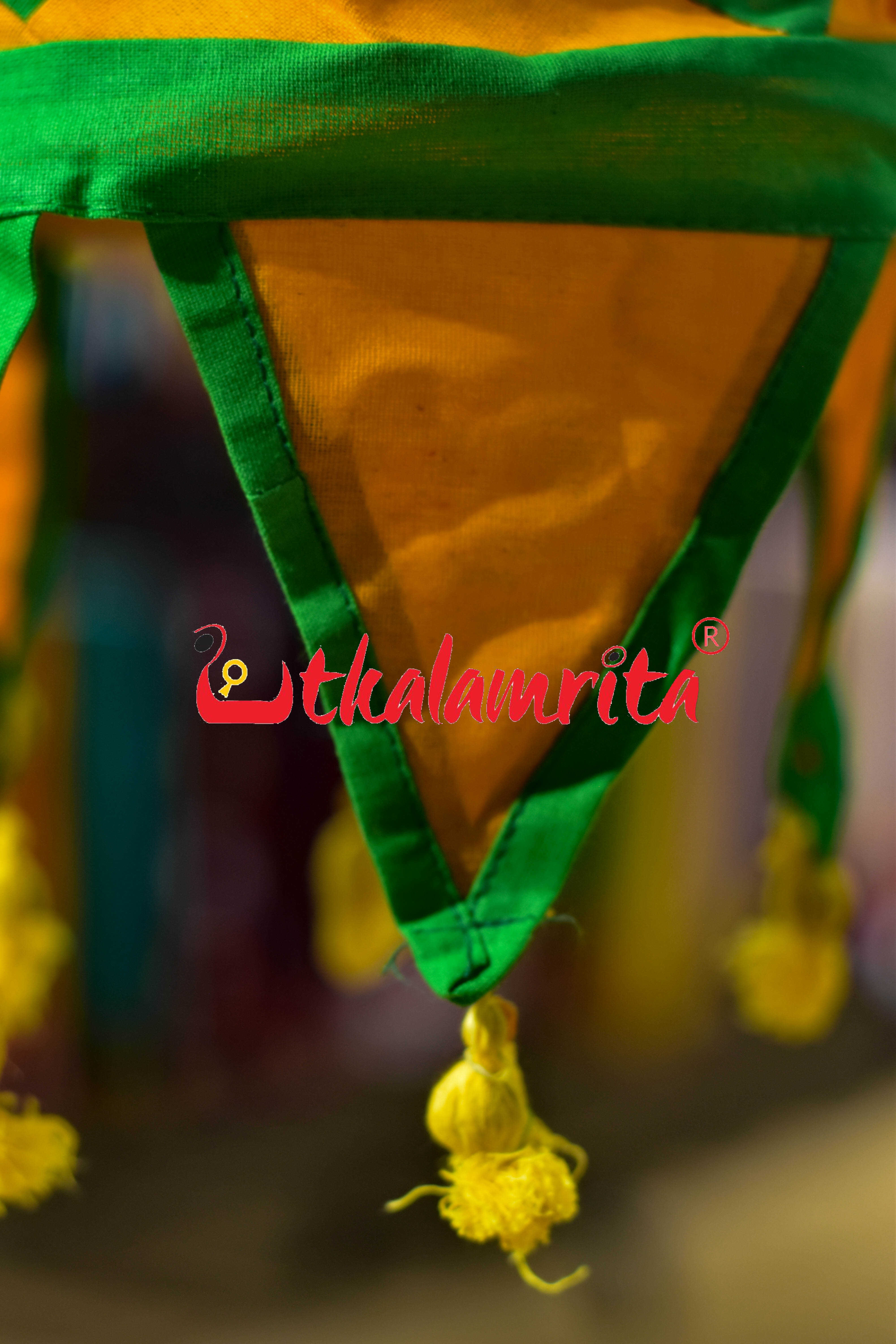 Green Orange Special 1-Step Round Lampshade