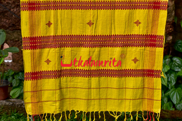 Yellow Red Kotpad (Stole)