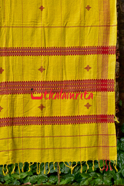 Yellow Red Kotpad (Stole)