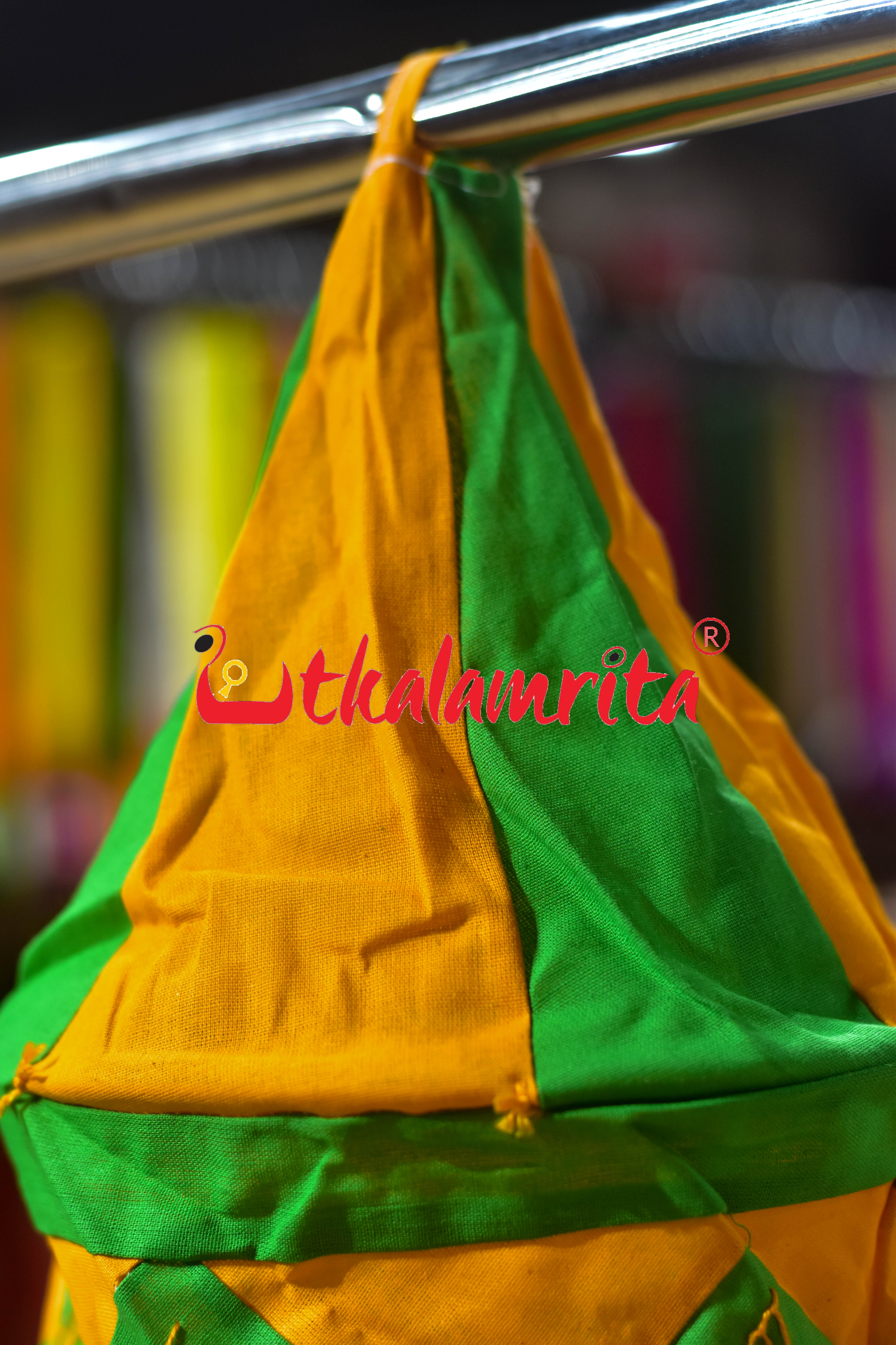 Green Orange Special 1-Step Round Lampshade