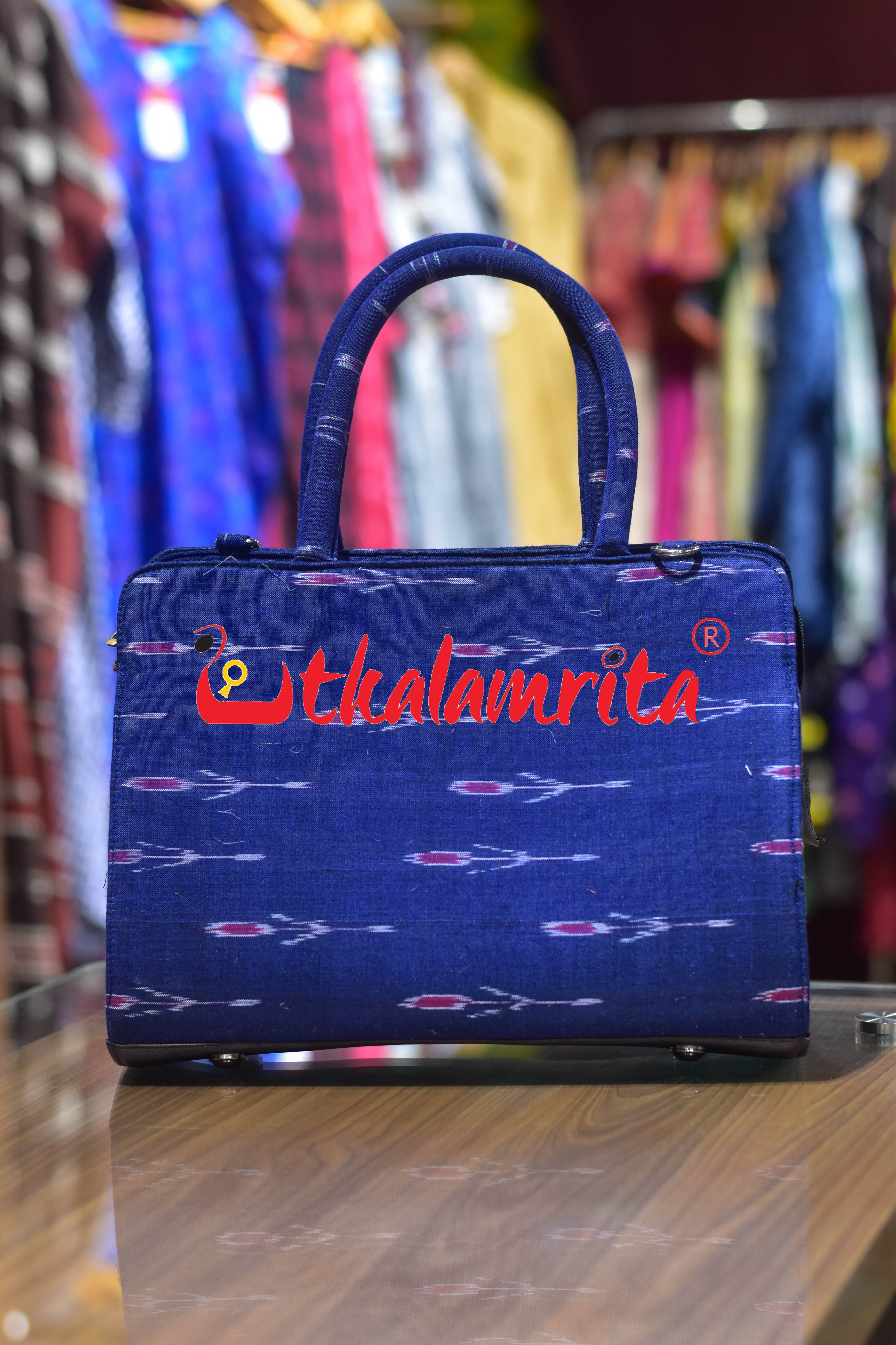 Blue Labanga Medium Vanity Bag